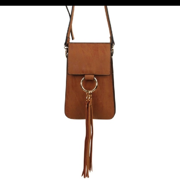 Cell Phone Fringe Tassel Crossbody_B - Picture 3 of 7